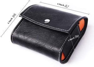 Organizador de Pastillas de Viaje con Logotipo Personalizado, 28 Compartimentos, Estuche para Medicamentos Semanal de 7 Días, Bolsa de Cuero PU para Pastillas AM PM Noche - Product Image 2