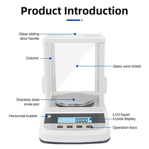 <span class=keywords><strong>Balance</strong></span> de laboratoire Microbalance de <span class=keywords><strong>balance</strong></span> numérique électronique analytique de haute <span class=keywords><strong>précision</strong></span> 0.001g pour une utilisation en laboratoire de <span class=keywords><strong>chimie</strong></span> - Product Image 2