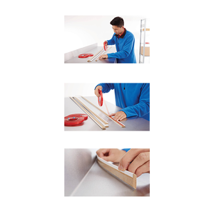 Cinta de enmascarar de doble cara 4965 con adhesivo acrílico resistente al calor, material de poliéster transparente - Product Image 3