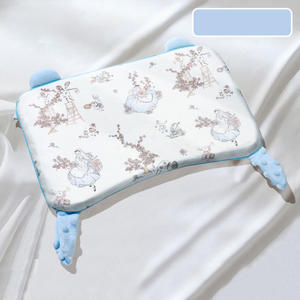 Custom Hotel Anti Wrinkle Cute Nap Silicone Kids Bath <b>Back</b> <b>Support</b> Sleeping Reading Latex Travel Neck Baby <b>Bed</b> Pillows <b>For</b> Sofa - Product Image 5