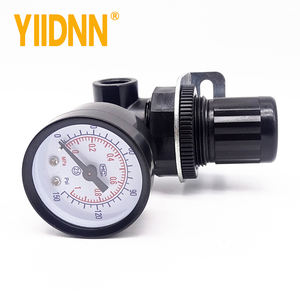 NAR-200-RNKG valvola di regolazione della pressione dell'aria pneumatica valvola di riduzione in lega di alluminio G1/4 ''regolatore dell'aria R07 - Product Image 5