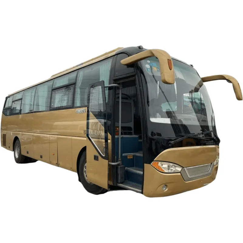 Zhongtong Bus Used 47 Seat Airbag Chasis con aire acondicionado Travel Coach Buses