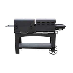 Grand <span class=keywords><strong>barbecue</strong></span> portable à gaz et charbon de bois, double usage, style moderne, pour la maison et les entreprises - Product Image 3