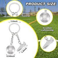 Porte-clés 2026 pour garçons et filles, récompenses scolaires, nouveauté mignonne, ballon de football miniature, cadeaux de fête pour les fans, hommes et femmes