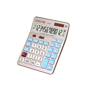 Meilleure vente <span class=keywords><strong>CT</strong></span> <span class=keywords><strong>302</strong></span> Calculatrice de bureau double alimentation 112 étapes avec 12 chiffres et fonction de vérification et de correction Matière plastique - Product Image 3
