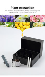 Diffuseur de <span class=keywords><strong>parfum</strong></span> pour voiture en aluminium aéronautique moderne de luxe en petit lot, boîte-cadeau, ensemble de diffuseur d'aromathérapie solide, rafraîchisseur d'air - Product Image 5
