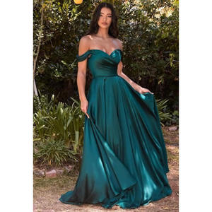 <span class=keywords><strong>Abito</strong></span> da Sera con Spalle Scoperte, Logo Personalizzato, in <span class=keywords><strong>Raso</strong></span>, Direttamente dalla Fabbrica, Tinta Unita, Vestito <span class=keywords><strong>Lungo</strong></span> all'Ingrosso - Product Image 6