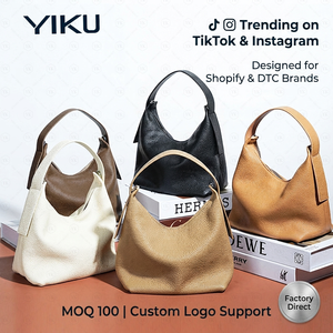 Borsa a Tracolla in Vera Pelle di Alta Qualità YIKU con Logo Personalizzato, Design Vintage con Motivo Lichee per Donne - Product Image 1
