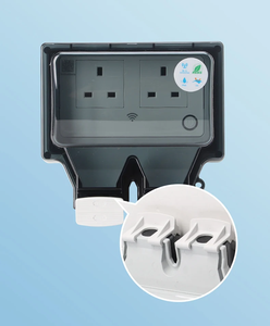 इग्कॉर्न ट्यूया पावर सॉकेट आईपी 66 आउटडोर वाईफाई स्मार्ट वाटरप्रूफ सॉकेट बॉक्स फर दीवार प्लग टाइमर होम उपकरण 240v 13a - Product Image 5