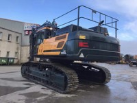 Excavatrice HX520AL de 52 tonnes, machine lourde sur chenilles de classe C pour l'exploitation minière à grande échelle et le défrichement des roches