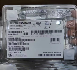 S4610 960G/1.92TB/3.84TB ฮาร์ดดิสก์โซลิดสเตทไดรฟ์ (SSD) ระดับองค์กร ขนาด 2.5 นิ้ว SATA สำหรับคอมพิวเตอร์เซิร์ฟเวอร์ ฮาร์ดดิสก์โซลิดสเตทไดรฟ์ HDD ดิสก์ฮาร์ดดิสก์ - Product Image 1