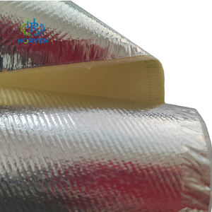 Tissu <span class=keywords><strong>en</strong></span> fibre d'aramide aluminisé ignifuge haute résistance, feuille d'aluminium, tissu d'aramide - Product Image 1