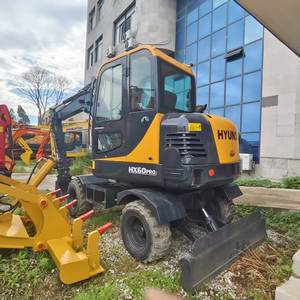 Excavadora hidráulica usada HYUNDAI HX60PRO de 6 toneladas, excavadoras HYUNDAI HX60 usadas de alta calidad a la venta - Product Image 3