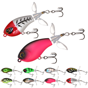 Señuelo de superficie SNEDA con hélice 6cm/7g 7cm/10g, cebo flotante tipo lápiz con spinner para lances largos, ideal para lubina, pez cabeza de serpiente y lucio. - Product Image 1