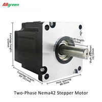Motor Stepper Loop Terbuka 2 Fase Nema42 DC24V 6.0/6.5A 12/15/22/29N.m untuk Mesin Otomatis CNC