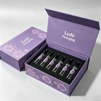 Boîte cadeau de luxe personnalisée avec fermeture magnétique pour cosmétiques et parfums, coffret de collection d'échantillons de parfums, emballage avec un design parfait