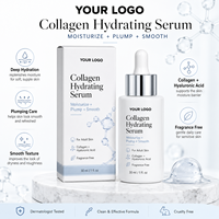 Sérum Visage Hydratant au Collagène avec Acide Hyaluronique, Trehalose et Allantoïne – Apaisant, Réparateur, Anti-rides et Raffermissant pour Peaux Sensibles