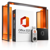 Microsoft Office Professionnel Plus 2021 – Support d'installation USB pour PC Windows – Logiciel Office – Emballage physique