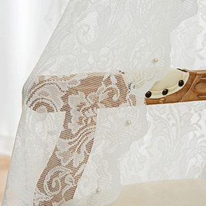 <span class=keywords><strong>Tende</strong></span> di pizzo macramè per finestra porta <span class=keywords><strong>francese</strong></span> <span class=keywords><strong>tende</strong></span> in <span class=keywords><strong>Tulle</strong></span> pizzicotto pieghettato Ready Made cucina all'aperto tovaglia - Product Image 4