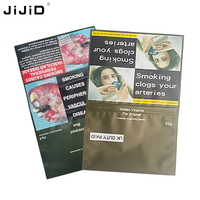 Bolsas de Embalaje de Tabaco Vacías con Cierre de Cremallera JIJID, Bolsas de Embalaje Personalizadas para Tabaco de 30g 50g