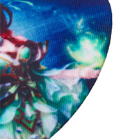 Épingle personnalisée sur badges, meilleure vente épingle de sûreté sur patch, insigne de jeu de dessin animé de transfert de chaleur en métal en tissu en forme de coeur