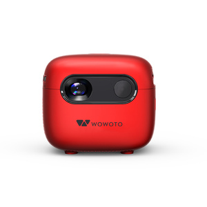 Miniproyector Led para niños, proyector de haz con Android, WIFI, <span class=keywords><strong>Bluetooth</strong></span>, para entretenimiento en el hogar y negocios, el mejor regalo de fábrica - Product Image 2
