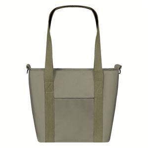 Bolso tote tejido con lunares a la moda, con logo personalizado, bolso de ganchillo geométrico estético para promoción de marcas premium - Product Image 3