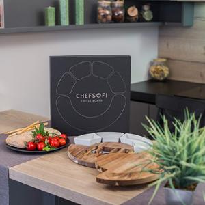 Pho mát Board Platter Set Made Keo Gỗ cấp bằng sáng chế 13 inch pho mát thớt dao giải trí phục vụ - Product Image 3