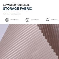 Tissu Oxford en polyester jacquard torsadé enduit de PU résistant à l'eau 700Dx100D pour les sacs de rangement et les boîtes de rangement pour vêtements
