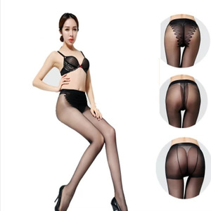 Women's Seamless T-Crotch Pantyhose Thin Sheer Black Light Skin Tone Shaping Anti-Snag Tights For Spring Summer - Product Image 1