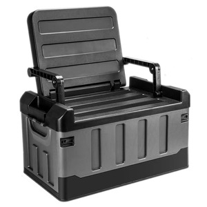 Outdoor Durable Floating Foldable Multifunctional Car <b>Trunk</b> Organizer Fishing <b>Storage</b> Plastic Cargo Camping <b>Box</b> <b>Storage</b> <b>Box</b> - Product Image 1