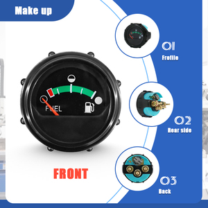 Đồng hồ đo mức nhiên liệu Wenle 6658820 6669665 flm108 cho xe hơi 52mm 12V 24V - Product Image 5