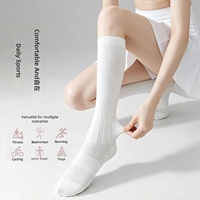 Chaussettes de compression athlétiques professionnelles sans couture pour femmes, style printemps/automne, élastiques, soutien musculaire, pression graduée