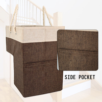 Panier de rangement moderne pour vêtements et jouets fait main pour la maison Panier à linge pour escalier Panier de rangement pour escalier en bois