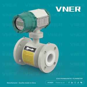 高精度電磁流量計、ステンレス/ハスコフランジ付き、腐食性液体用HART/Modbus/Profibus対応 - Product Image 3
