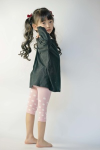 Calzamaglia/leggings senza piede in maglia alla moda per bambina, casual, OEM, in saldo - Product Image 4