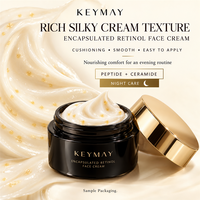 Crème Visage OEM ODM Encapsulée au Peptide et Céramide, Raffermissante, Hydratante, Lissante, Anti-rides, Soin de Nuit Marque Privée
