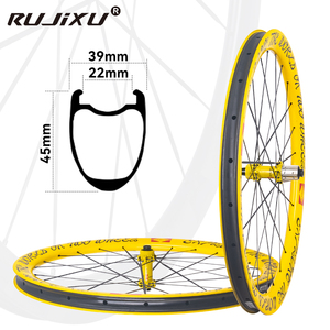 Ensemble <span class=keywords><strong>de</strong></span> roues ultra-légères 1335g avec rayons en carbone <span class=keywords><strong>de</strong></span> 45 mm, pour vélos <span class=keywords><strong>de</strong></span> gravier 700C et <span class=keywords><strong>VTT</strong></span> 29er, frein à disque, compatible tubeless - Product Image 5