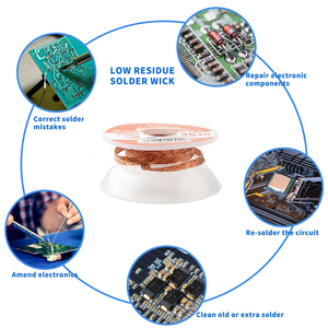 Fil de tresse de soudure de mèche de dessoudage d'étain avec la longueur du <span class=keywords><strong>flux</strong></span> 1.5m 3m pour des outils de retrait de soudure - Product Image 5