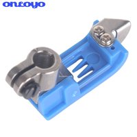 Pied presseur plat pour surjet en plastique bleu de 5,6 mm pour machine à coudre Pegasus W500 Siruba F007 Yamato, accessoires de machine à coudre