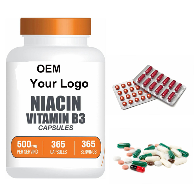 OEM Private Label Health Supplement Vitamin B3 Capsule Softgel