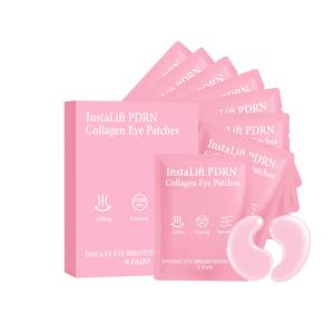 Masque pour les yeux au collagène PDRN 8 pièces OEM Étiquette privée Hydrater Anti-âge Éclaircir les cernes - Product Image 1