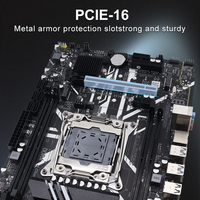X99-D4M LGA2011-V3 Motherboard M-ATX Gaming Motherboard PCIe 3.0 Slot M.2 4 Kanal DDR4 SATA 6Gb/s untuk Intel XEON E5 V3/V4.
