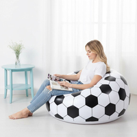 Canapé gonflable de football durable et pliable, chaise gonflable pour jeux sportifs, cadeau promotionnel, jardin, camping