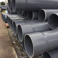 Tuyau en PVC UPVC SCH80 de 1/2'', 3/4'', 1'', 1-1/4'', 1-1/2'', 2'' pour l'alimentation en eau, pression PN20, durée de vie de 50 ans