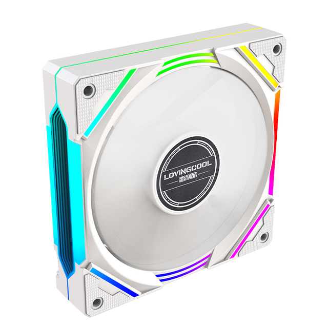 ATX Computer CPU PWM 4pin RGB LED 360 AIO PC Fan RGB Fan With Remote Control
