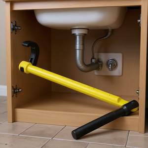 Under Sink Cabinet Key Wrench <b>Tool</b> For Plumbing Repair And Maintenance - Product Image 3