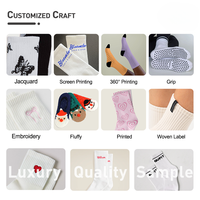 Chaussettes antidérapantes pour football, course à pied, fitness, entraînement, yoga, mi-mollet, motif à pois, tricotées, avec logo