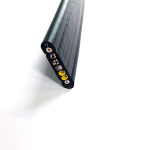 Câble plat isolé pour grue de chantier, câble électrique pour ascenseur, câble plat flexible en PVC ignifuge - Product Image 3