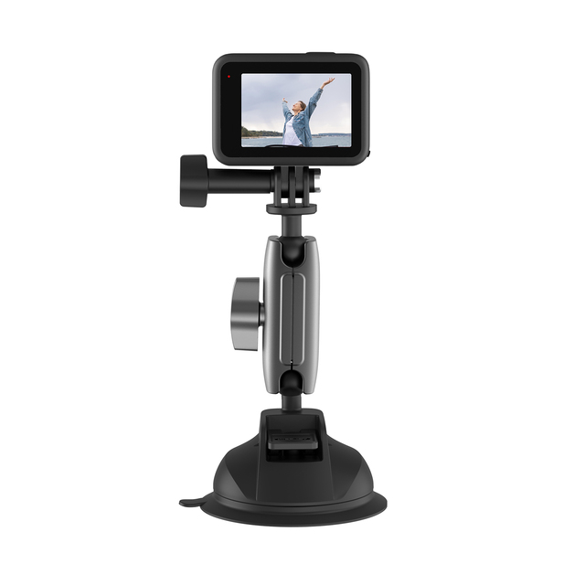 Car Windshield Suction Cup Mount for GoPro 360 Rotation Heavy Duty Car Window Holder for GoPro Heros /SJCAM/Vlogging